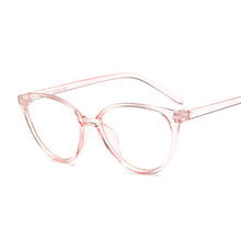 Load image into Gallery viewer, Transparent Spectacle Frame for Men Women Glasses Anti-fatigue Cat Eye  Computer Eyeglasses Men Retro Optical Lens