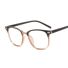 Load image into Gallery viewer, Transparent Spectacle Frame for Men Women Glasses Anti-fatigue Square  Computer Eyeglasses Men Retro Optical Lens