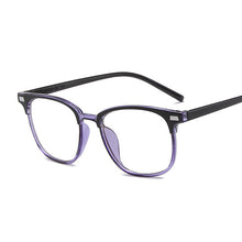 Load image into Gallery viewer, Transparent Spectacle Frame for Men Women Glasses Anti-fatigue Square  Computer Eyeglasses Men Retro Optical Lens