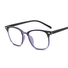 Load image into Gallery viewer, Transparent Spectacle Frame for Men Women Glasses Anti-fatigue Square  Computer Eyeglasses Men Retro Optical Lens