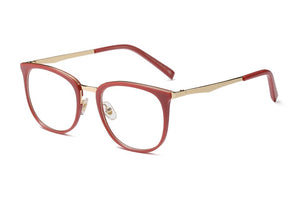Transparent Square Glasses Frames For women White  Prescription Glasses Frames Female Optical