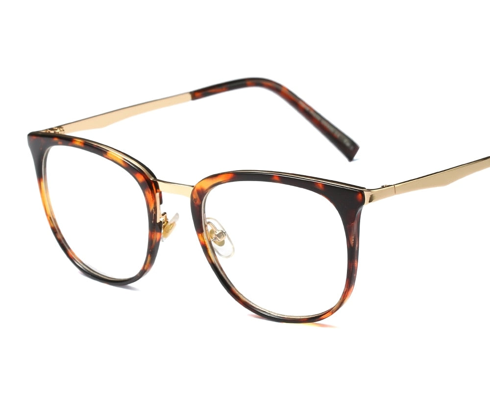 Transparent Square Glasses Frames For women White  Prescription Glasses Frames Female Optical