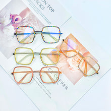 Load image into Gallery viewer, Transparent Square Prescription Glasses Frame Women Men Glasses Optical Spectacle Diamond Anti Blue Light Blocking Glasses