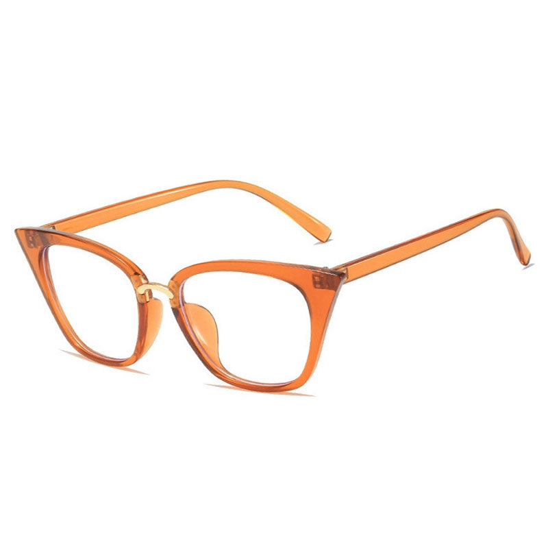 Transparent Women's Cat Eye Glasses Frame Vintage Clear Lens Optical Computer Glasses Frames Sexy Eyeglasses
