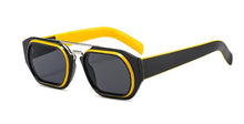Load image into Gallery viewer, Traveling Style  Two-Tone Frame Sunglasses Men Women Trend Small Rectangle Sun Glasses UV400 Double Beam Eyewear