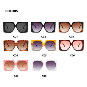 Trend Classic Retro Square Sunglasses Women Oversized Sunglasses Women/Men Retro Sunglasses Lentes De Sol Mujer