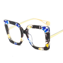 Load image into Gallery viewer, Trend Flower Square Glasses Frames For Women 2022 Trends Luxurious Design Clear Lens Oversize Eyeglasses  Styles