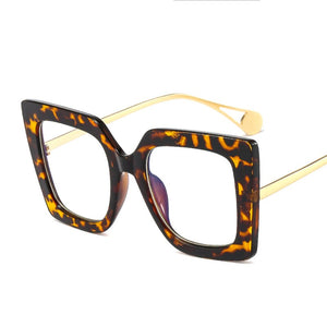 Trend Flower Square Glasses Frames For Women 2022 Trends Luxurious Design Clear Lens Oversize Eyeglasses  Styles