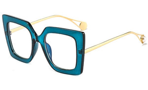 Trend Flower Square Glasses Frames For Women 2022 Trends Luxurious Design Clear Lens Oversize Eyeglasses  Styles