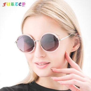 Trend Style Round UV400 Alloy Frame Polarized Sunglasses Men Women