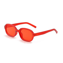 Load image into Gallery viewer, Trend Plastic Frame Black Personality Oval Sunglasses Men And Women