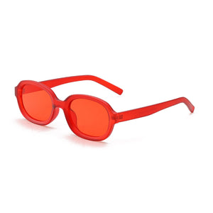 Trend Plastic Frame Black Personality Oval Sunglasses Men And Women