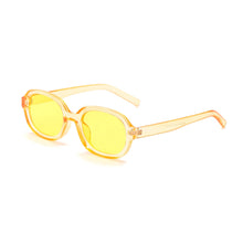 Load image into Gallery viewer, Trend Plastic Frame Black Personality Oval Sunglasses Men And Women
