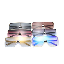 Load image into Gallery viewer, Trend Oversize Square Mirror Sunglasses Men Brand Designer  Vintage Sun Glasses For Women Goggle Oculos