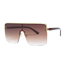 Load image into Gallery viewer, Trend Oversize Square Mirror Sunglasses Men Brand Designer  Vintage Sun Glasses For Women Goggle Oculos