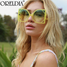 Load image into Gallery viewer, Trend Oversized Square Sunglasses Goggles 2023 Women Men Punk Sun Glasses Retro Big Frame Gradient Eyewear Shade UV400