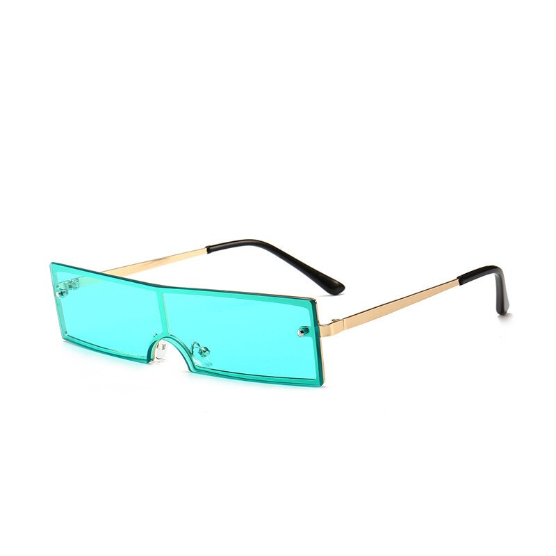 Trend Rectangle Sunglasses Women Brand Designer Black Red Clear Lens For Sexy Female Retro Eyewear UV400 Oculos De Sol