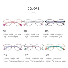 Load image into Gallery viewer, Trending Blue Light Blocking Women&#39;s Cat Eye Glasses Frame Anti Radiation Protection Eyeglasses Female Optical Eyewear