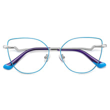 Load image into Gallery viewer, Trending Blue Light Blocking Women&#39;s Metal Glasses Frame With Spring Hinges Female Anti Radiation Protection Eyeglasses Frames