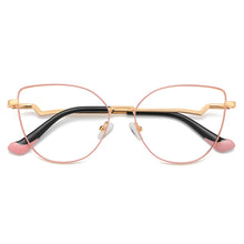 Load image into Gallery viewer, Trending Blue Light Blocking Women&#39;s Metal Glasses Frame With Spring Hinges Female Anti Radiation Protection Eyeglasses Frames