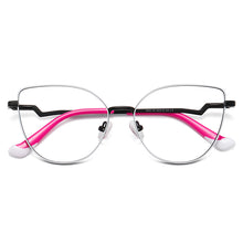 Load image into Gallery viewer, Trending Blue Light Blocking Women&#39;s Metal Glasses Frame With Spring Hinges Female Anti Radiation Protection Eyeglasses Frames