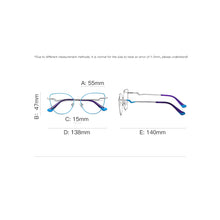 Load image into Gallery viewer, Trending Blue Light Blocking Women&#39;s Metal Glasses Frame With Spring Hinges Female Anti Radiation Protection Eyeglasses Frames