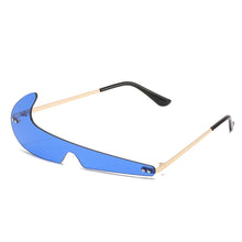 Load image into Gallery viewer, Trending Brand Designer Sunglasses Women Onepiece Rimless Clear Ocean Lens Eyewear Shades Sunglass