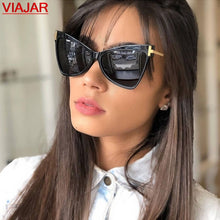 Load image into Gallery viewer, Trending Cat Eye Sunglasses Women Men 2023 Vintage TF Triangle Brand Designer Sun Glasses Shades UV400 lentes de sol