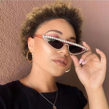 Load image into Gallery viewer, Trending Products 2023 Cat Eyes Diamond Sunglasses Sexy Rhinestone Sun Glasses Eyeglasses Shades UV400 Oculos Feminino De Sol