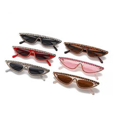Load image into Gallery viewer, Trending Products 2023 Cat Eyes Diamond Sunglasses Sexy Rhinestone Sun Glasses Eyeglasses Shades UV400 Oculos Feminino De Sol