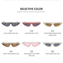 Load image into Gallery viewer, Trending Products 2023 Cat Eyes Diamond Sunglasses Sexy Rhinestone Sun Glasses Eyeglasses Shades UV400 Oculos Feminino De Sol