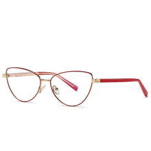 Load image into Gallery viewer, Trending Women&#39;s Cat Eye Glasses Frame Blue Light Blocking Anti Radiation Protection Eyeglasses Female Optical Eyewear