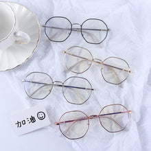 Load image into Gallery viewer, Trends Office Anti Blue Light Glasses Women Blue Blocking Computer Goggles Alloy Frame Women Octagonal Retro Frame All-match Men