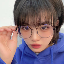 Load image into Gallery viewer, Trends Office Anti Blue Light Glasses Women Blue Blocking Computer Goggles Alloy Frame Women Octagonal Retro Frame All-match Men