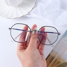 Load image into Gallery viewer, Trends Office Anti Blue Light Glasses Women Blue Blocking Computer Goggles Alloy Frame Women Octagonal Retro Frame All-match Men