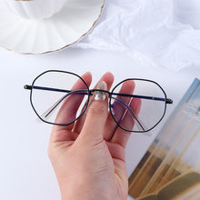 Load image into Gallery viewer, Trends Office Anti Blue Light Glasses Women Blue Blocking Computer Goggles Alloy Frame Women Octagonal Retro Frame All-match Men