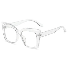 Carica l&#39;immagine nel visualizzatore di Gallery, Trends Office Anti Blue Light Oversized Square Glasses Computer Women Blue Blocking Gaming Big Size Men Eyeglasses Frame