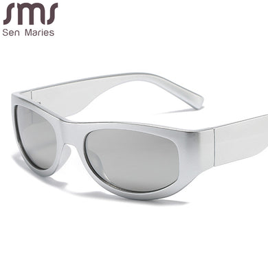 Trends Steampunk sports Sunglasses Goggle For Women Men 2000's Punk Sun Glasses Y2K Shades Eyewear Lady Outdoor Eyeglasses UV400