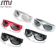 Load image into Gallery viewer, Trends Steampunk sports Sunglasses Goggle For Women Men 2000&#39;s Punk Sun Glasses Y2K Shades Eyewear Lady Outdoor Eyeglasses UV400