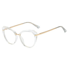Load image into Gallery viewer, Trendy Cat Eye Computer Glasses Anti Blue Light Eyeglasses Women TR90 Ladies Blue Light Blocking Decoration Eyewear