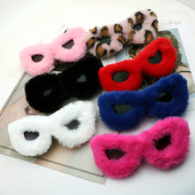 Load image into Gallery viewer, Trendy Cat Eye Kardashan Sunglasses Women Punk Soft Fur Velvet Sun Glasses Ladies UV400 Shades Handmade Eyewear Gafas De Sol