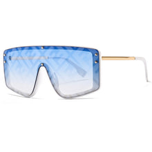 Load image into Gallery viewer, Trendy Jumpsuit F Letter Sunglasses Women Metal Personality Large Frame Sunglasses Sunglasses for Women