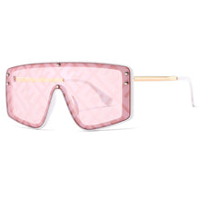 Load image into Gallery viewer, Trendy Jumpsuit F Letter Sunglasses Women Metal Personality Large Frame Sunglasses Sunglasses for Women