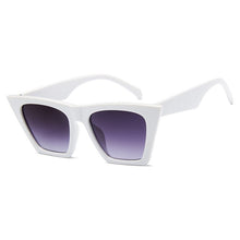 Carica l'immagine nel visualizzatore di Gallery, Trendy Geometric Women‘s Sunglasses Hyperbolic Sapphire Blue Sun Glasses Cat Eye Internet Celebrity Same Eyewear