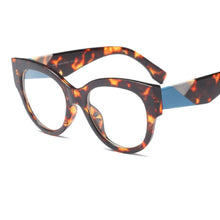 Load image into Gallery viewer, Trendy Glasses Frame Women Vintage Cat Eye  Designer Clear Eyeglasses Styles Transparent Eyewear Latest Trends