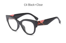 Load image into Gallery viewer, Trendy Glasses Frame Women Vintage Cat Eye  Designer Clear Eyeglasses Styles Transparent Eyewear Latest Trends