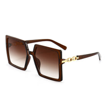 Load image into Gallery viewer, Trendy Gradient Sun Glasses 2023 Men Big Frame Glasses Vintage Eyewear UV400 Oversize Square Sunglasses Women