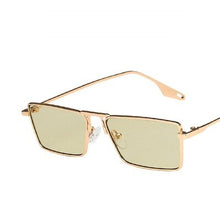 Load image into Gallery viewer, Trendy Narrow Frame Women Sunglasses Classic Retro Sunglasses 2022 Square  Metal Sun Glasses For Men&#39;s Rectangle Eyewear