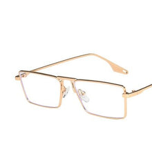 Load image into Gallery viewer, Trendy Narrow Frame Women Sunglasses Classic Retro Sunglasses 2022 Square  Metal Sun Glasses For Men&#39;s Rectangle Eyewear
