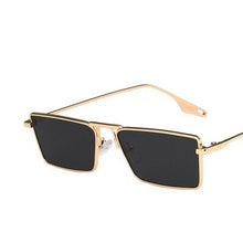 Load image into Gallery viewer, Trendy Narrow Frame Women Sunglasses Classic Retro Sunglasses 2022 Square  Metal Sun Glasses For Men&#39;s Rectangle Eyewear